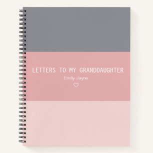 Letters to My Granddaughter Keepsake Journal