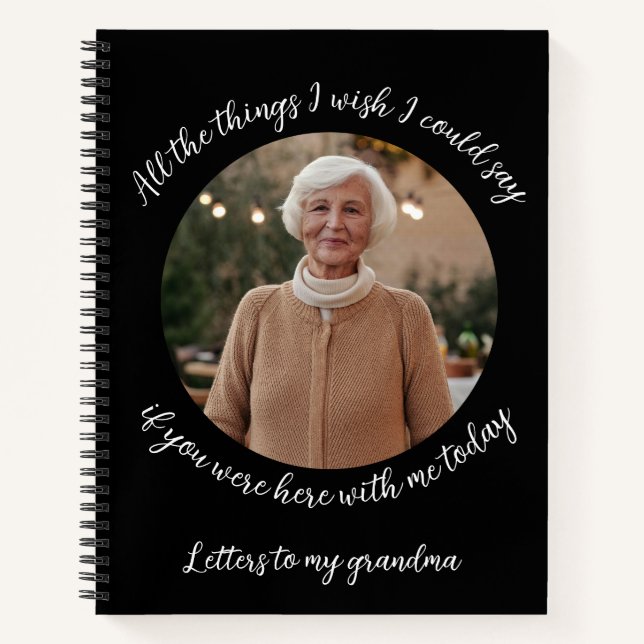 Letters to my Grandma: Rememberance Journal (Front)