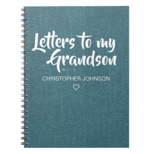 Letters to My Grandson Keepsake Journal