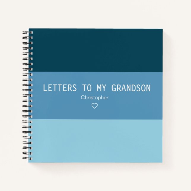 Letters to My Grandson Keepsake Journal (Front)