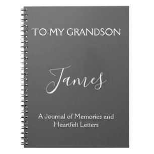 Letters to My Grandson: Words of Wisdom, Love Notebook
