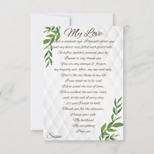 Letters to my Husband