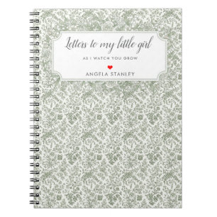 Letters to my little girl Elegant New Mother Gift Notebook