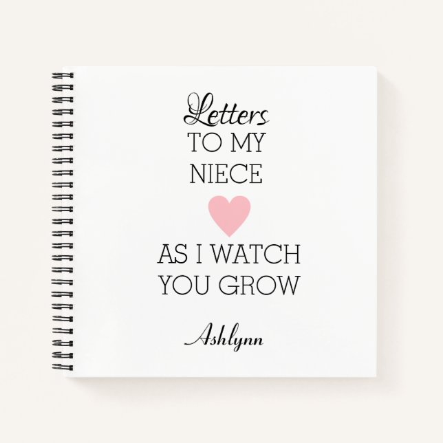 Letters to my Niece Journal (Front)