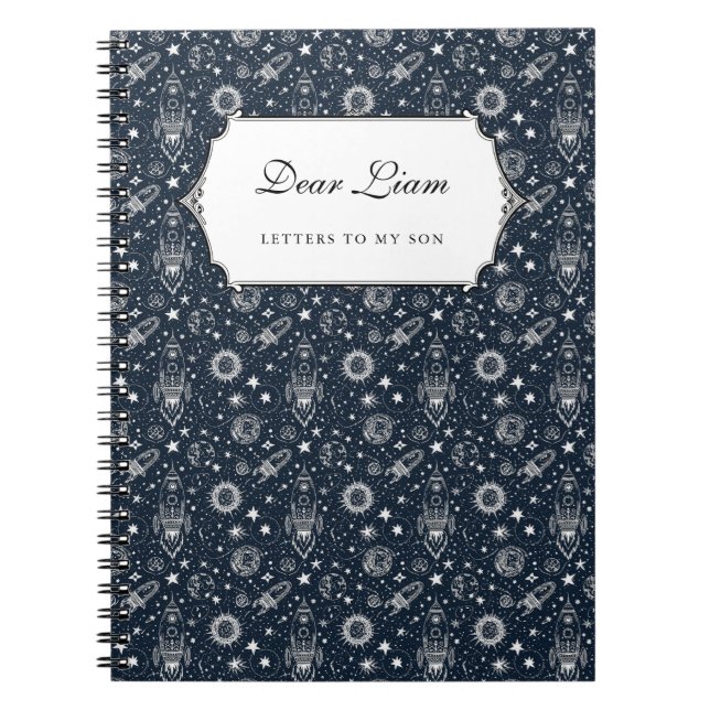 Letters to my Son Child Custom Name Dear Journal (Front)