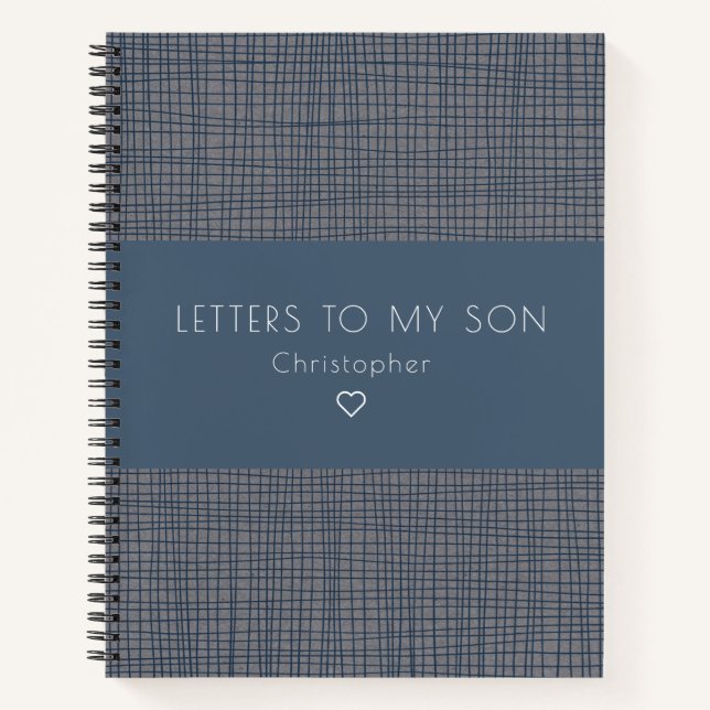 Letters to My Son Keepsake Journal (Front)