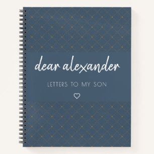 Letters to My Son Keepsake Journal