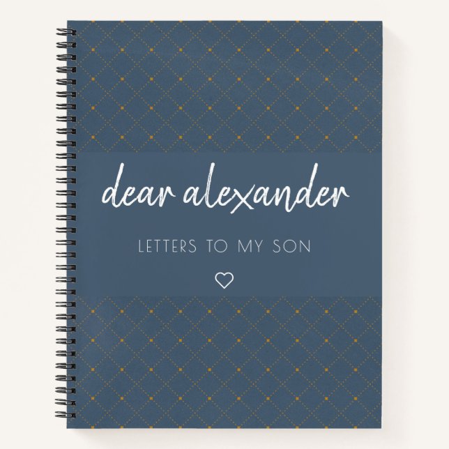 Letters to My Son Keepsake Journal (Front)