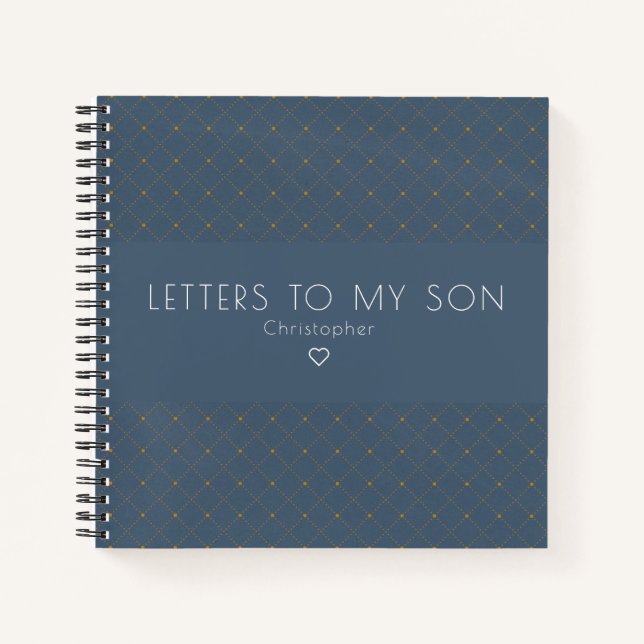 Letters to My Son Keepsake Journal (Front)
