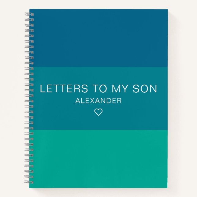 Letters to My Son Keepsake Journal (Front)