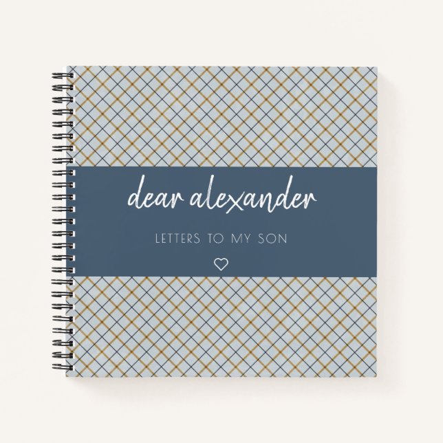 Letters to My Son Keepsake Journal (Front)
