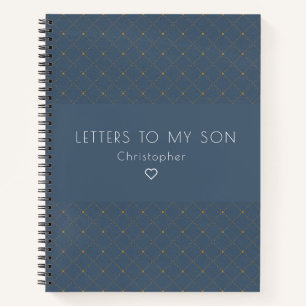 Letters to My Son Keepsake Journal