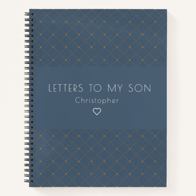 Letters to My Son Keepsake Journal (Front)