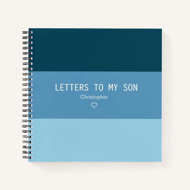 Letters to My Son Keepsake Journal (Front)