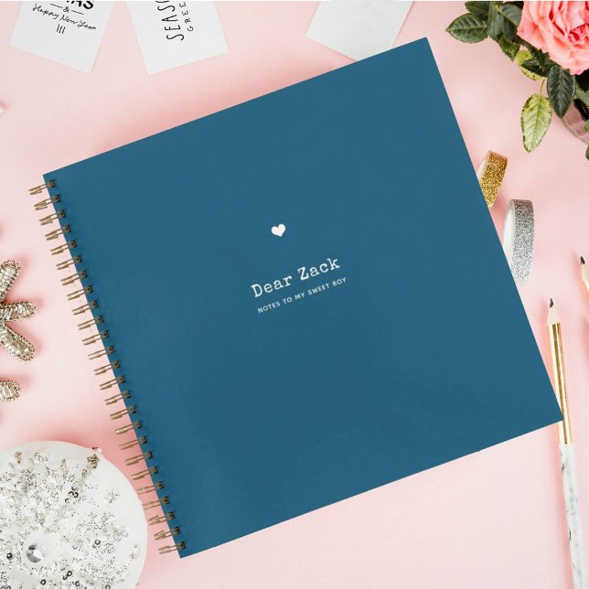 Letters to My Son | Keepsake Memory Blue Notebook (Creator Uploaded)