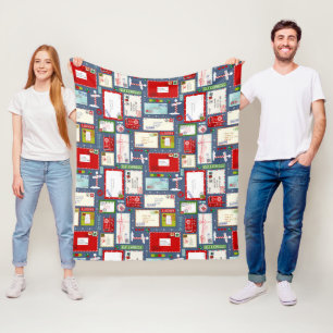 Letters to Santa Christmas Fleece Blanket