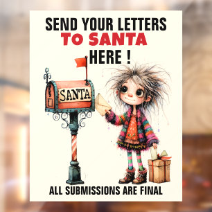 LETTERS TO SANTA - Do Read ... Window Cling