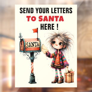 LETTERS TO SANTA - Do Read ... Window Cling