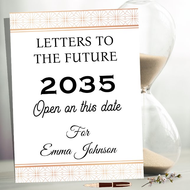 Letters to the Future, Personalised Keepsake Notebook (Creator Uploaded)