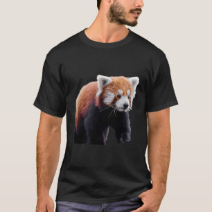 Lettertrunk Adorable Red Panda Bear Zoo Endangered T-Shirt