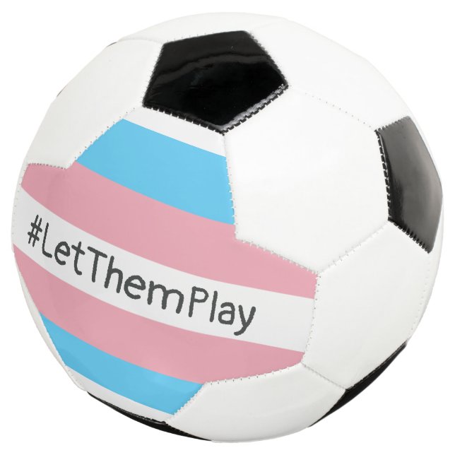 #LetThemPlay Transgender Athletes Trans Flag Football (Three Quarter)