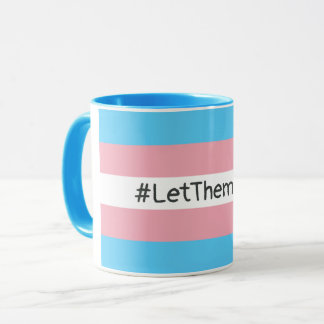 #LetThemPlay Transgender Athletes Trans Flag Mug