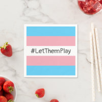 #LetThemPlay Transgender Athletes Trans Flag