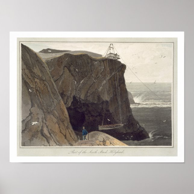Letting down a boat from the platform at Holyhead, Poster (Front)