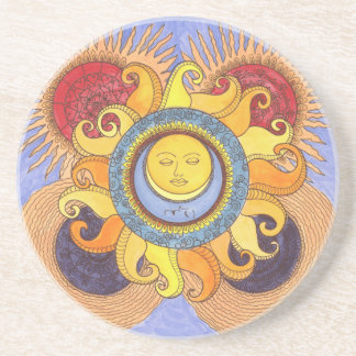 letting go mandala coaster