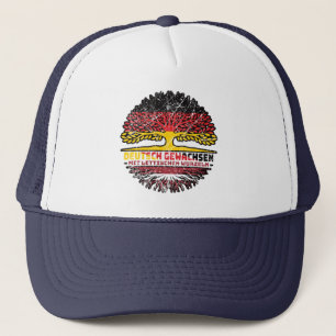 Lettland Lettisch Deutsch Deutschland Baum Wurzel Trucker Hat