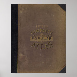 Letts's popular atlas poster