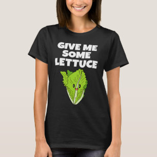 Letttuce Cute Leaf Vegetable Vegetarian Vegan T-Shirt