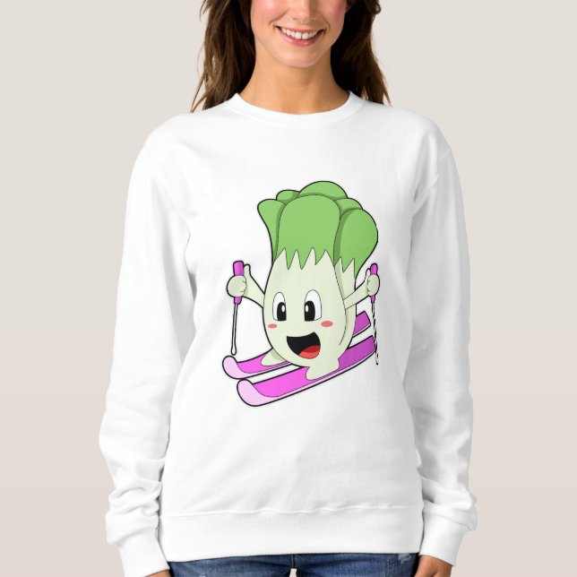 Lettuce as Skier with Ski Sweatshirt (Front)