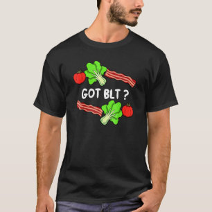 Lettuce Bacon Tomato Leaf Vegetable Vegetarian Ve T-Shirt