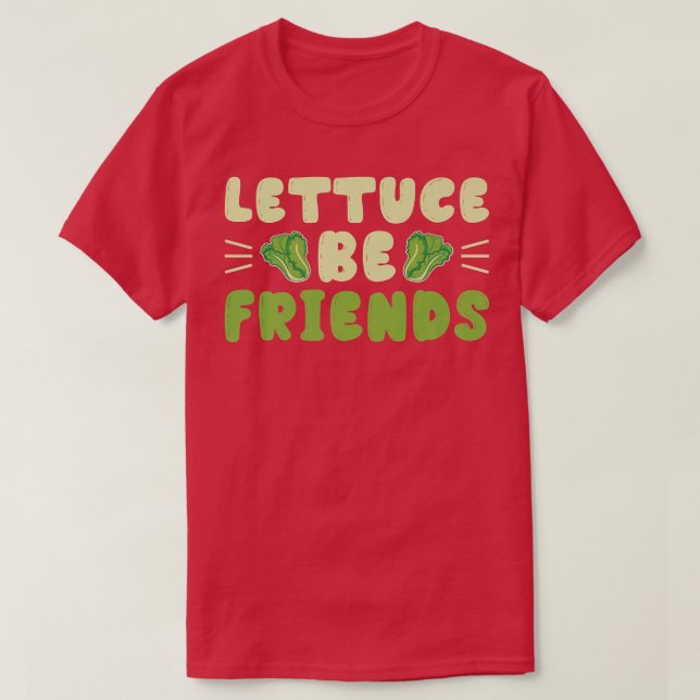 Lettuce Be Friends Guinea Pig Guinea Lover Premium T-Shirt (Design Front)