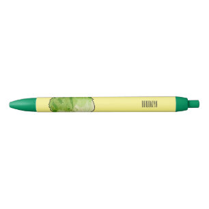 Lettuce cartoon illustration black ink pen