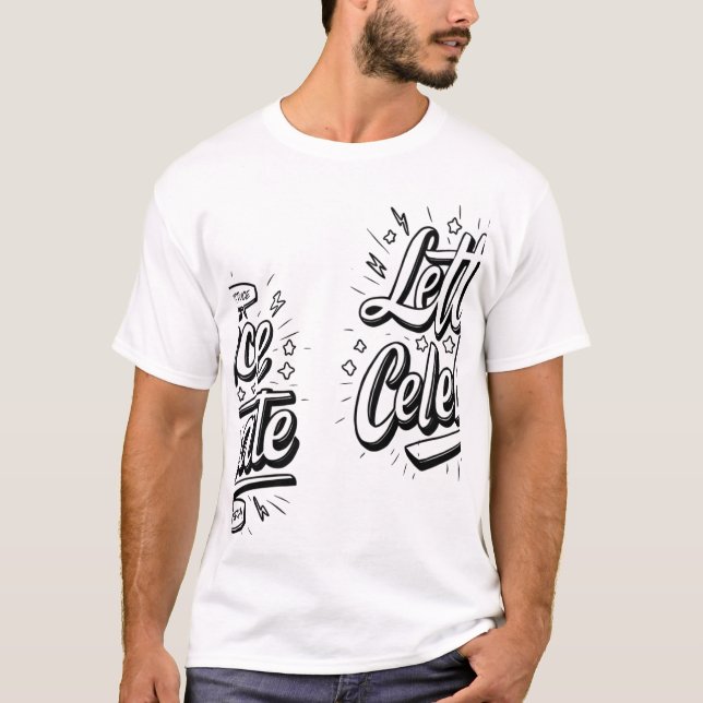 Lettuce Celebrate Men's T-Shirt Design 🥳👕 (Front)