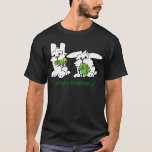 Lettuce Entertain U Cartoon Rabbits T-Shirt
