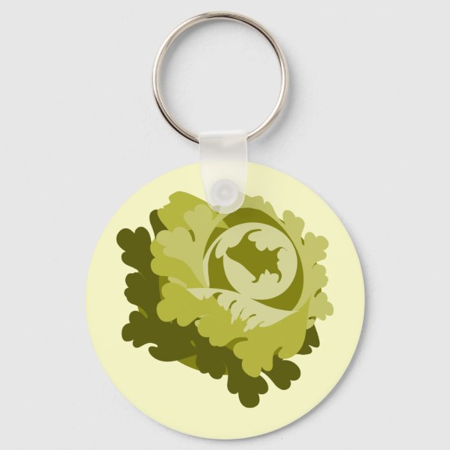 Lettuce Keychain (Front)