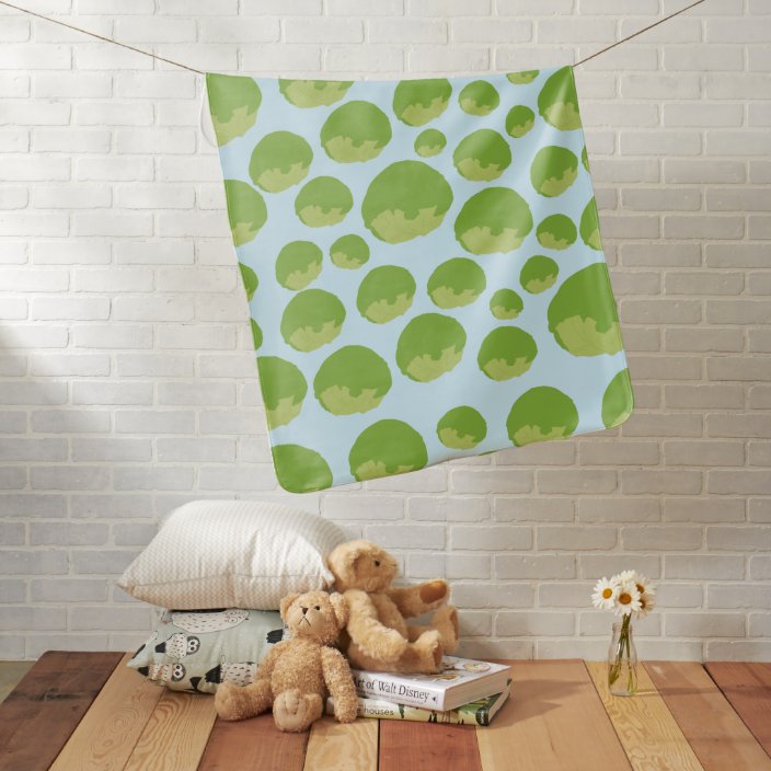 Lettuce Pattern Baby Blanket Zazzle.co.uk