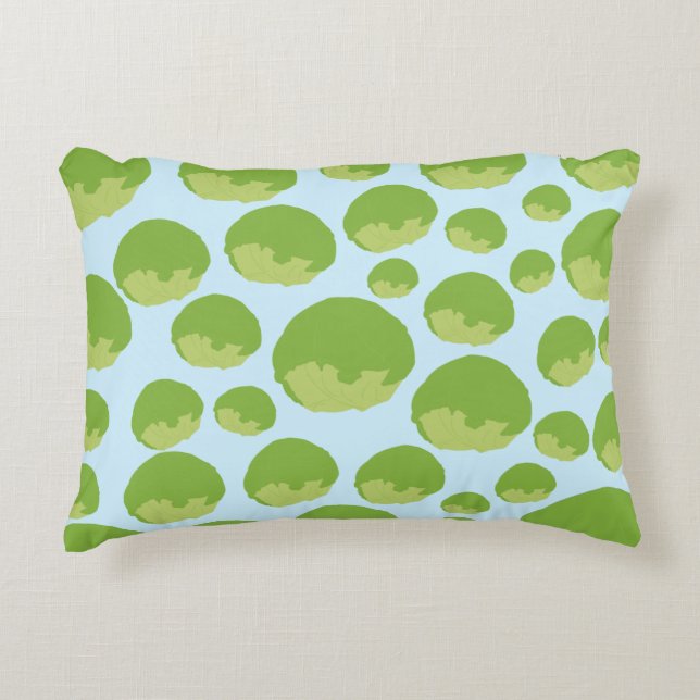 Lettuce Pattern Decorative Cushion (Front)