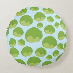 Lettuce Pattern  Round Cushion