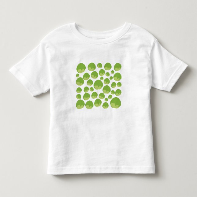 Lettuce Pattern Toddler T-Shirt (Front)