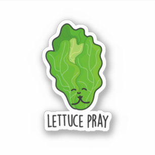 Lettuce Pray Funny Veggie Pun