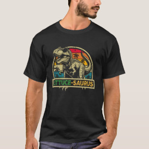 Lettuce-Saurus T Rex Dinosaur Lettuce Saurus Famil T-Shirt