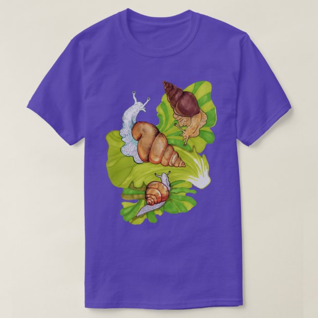 Lettuce Snails  T-Shirt (Design Front)