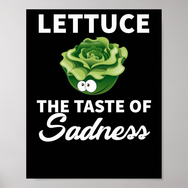Lettuce The Taste Of Sadness Graphic Poster (Front)