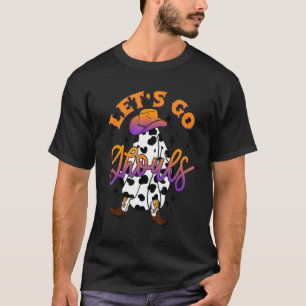 Letu2019s Go Ghouls Ghost Boo Halloween Spooky Wes T-Shirt