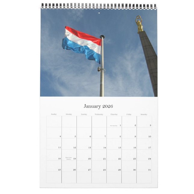 Lëtzebuerg 2014 calendar (Jan 2026)