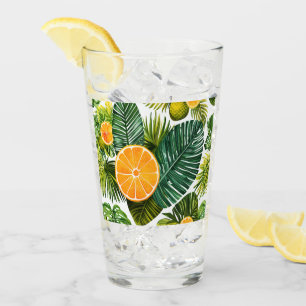 Leuchtende Orangengarten-Melodie Glass